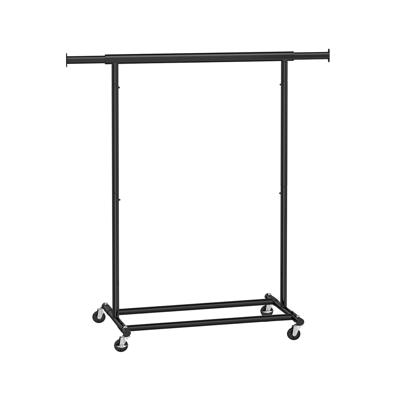 Zwaar metalen kledingrek, Zwart
