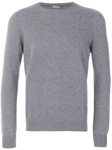 Barba pull classique en cachemire - Gris