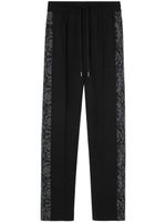 Versace pantalon droit Barocco en jacquard - Noir - thumbnail