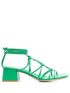 Gianvito Rossi sandales à détails de brides - Vert