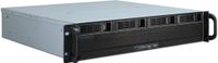 Inter-Tech IPC 2U-2404S Rack Zwart, Zilver