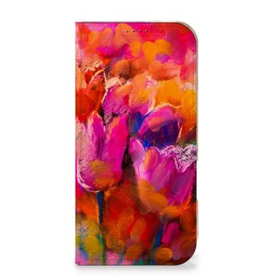 Bookcase iPhone 16 Pro Max Tulips Bookcase iPhone 16 Pro Max Tulips