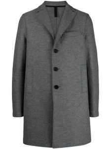 Harris Wharf London manteau en laine vierge à simple boutonnage - Gris