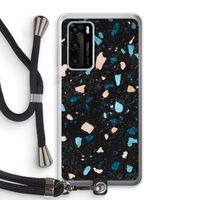 Terrazzo N°11: Huawei P40 Transparant Hoesje met koord Terrazzo N°11: Huawei P40 Transparant Hoesje met koord