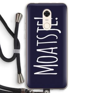 Moatsje!: Xiaomi Redmi 5 Transparant Hoesje met koord