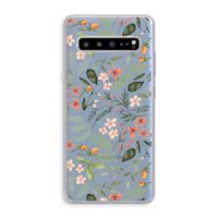Sweet little flowers: Samsung Galaxy S10 5G Transparant Hoesje