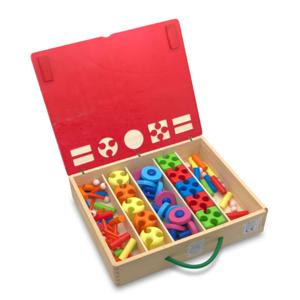 Wizzwizz - Houten Speelgoed - 40-delige Set in Kist