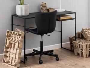 Bureau CASLIE 110 cm zwart