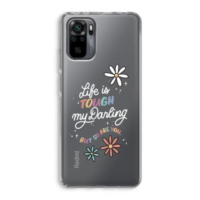 Tough Life: Xiaomi Redmi Note 10 Pro Transparant Hoesje