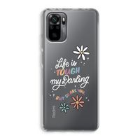 Tough Life: Xiaomi Redmi Note 10 Pro Transparant Hoesje