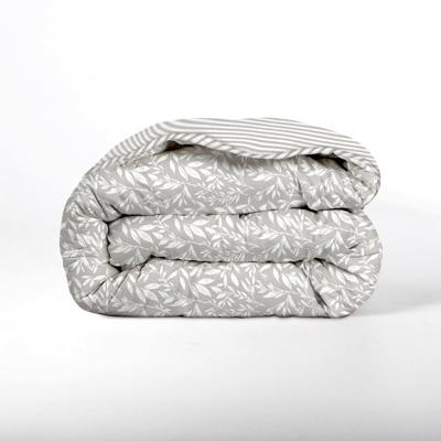 Easy Dekbed Grey Leafs Bloemen 140x200 Cm Anti Allergie & Anti Huisstofmijt Zydante - Dekbed-Discounter.nl