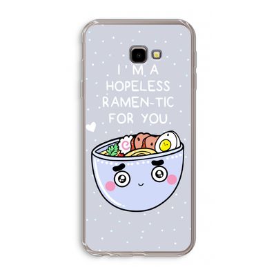 I'm A Hopeless Ramen-Tic For You: Samsung Galaxy J4 Plus Transparant Hoesje