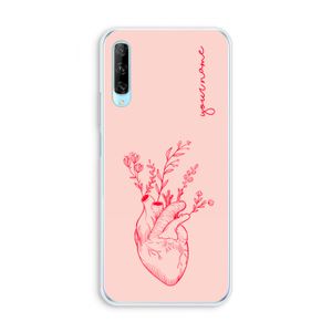 Blooming Heart: Huawei P Smart Pro Transparant Hoesje