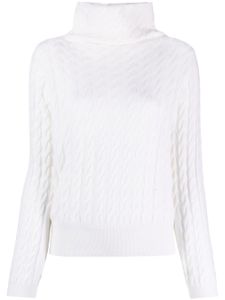 Allude pull en maille torsadée - Blanc