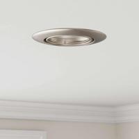 Spotlights met schijnwerpers 6 pcs Zilver 9 x 9 cm Metaal