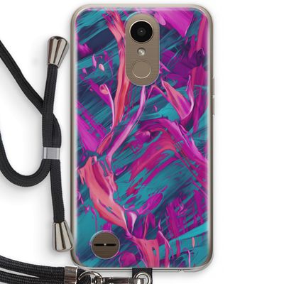 Pink Clouds: LG K10 (2017) Transparant Hoesje met koord