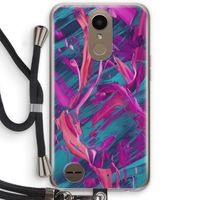 Pink Clouds: LG K10 (2017) Transparant Hoesje met koord