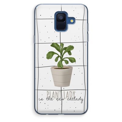 Kamerplant op vensterruit: Samsung Galaxy A6 (2018) Transparant Hoesje