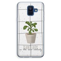 Kamerplant op vensterruit: Samsung Galaxy A6 (2018) Transparant Hoesje