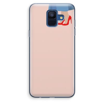 High heels: Samsung Galaxy A6 (2018) Transparant Hoesje