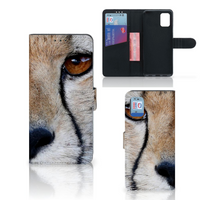 Samsung Galaxy A31 Telefoonhoesje met Pasjes Cheetah - thumbnail