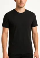 Heren Bamboe T-shirt ronde hals - Bamboe heren ondershirt - korte mouw