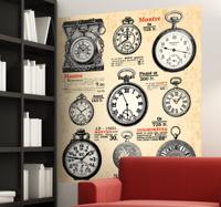 Sticker reclame-affice oude zakhorloges