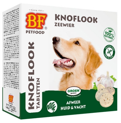 Biofood Knoflook Zeewier Afweer tabletten hond