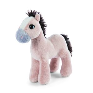 Nici paard/pony pluche knuffel - beige - 16 cm