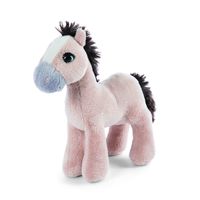 Nici paard/pony pluche knuffel - beige - 16 cm   -