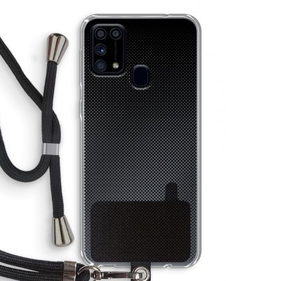Musketon Halftone: Samsung Galaxy M31 Transparant Hoesje met koord