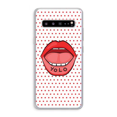 Yolo Denise: Samsung Galaxy S10 5G Transparant Hoesje