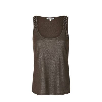 Morgan top met glitters kaki Morgan top met glitters kaki