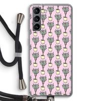 Boompje: Samsung Galaxy S21 Transparant Hoesje met koord