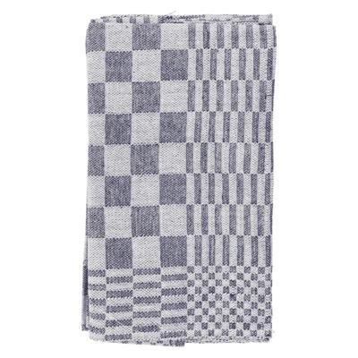 Theedoeken blok 60x65 blauw pak a 6 st.