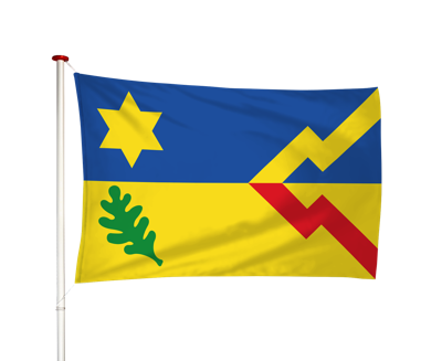 Vlag Oudeschoot - Aldskoat (fr)