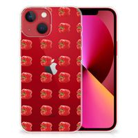 Apple iPhone 13 Siliconen Case Paprika Red