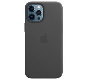 Apple Leather MagSafe Case iPhone 12 Pro Max Black