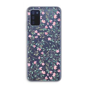 Sierlijke bloemen: Samsung Galaxy A03s Transparant Hoesje