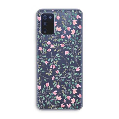 Sierlijke bloemen: Samsung Galaxy A03s Transparant Hoesje