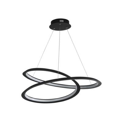Searchlight Led hanglampSwirl - 51871-1BK