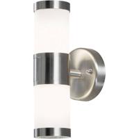 Konstsmide Moena 7592-000 Buitenlamp (wand) Halogeen G9 50 W RVS