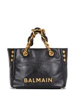 Balmain small 1945 Soft leather tote bag - Noir