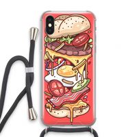 Diet Coke Please: iPhone X Transparant Hoesje met koord