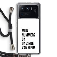 Da ziede van hier: Xiaomi Mi 11 Ultra Transparant Hoesje met koord Da ziede van hier: Xiaomi Mi 11 Ultra Transparant Hoesje met koord