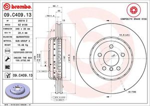 Remschijf BREMBO, Remschijftype: Binnen geventileerd, u.a. für BMW