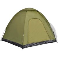 The Living Store Tent Dome 6 persoons - 360 x 316 x 180 cm - Legergroen