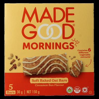 Made Good Morning bar cinnamon bun bio 5 Stuks