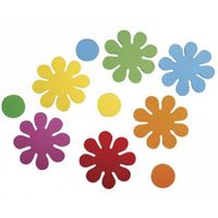 Crepla ponsdeeltjes bloemen zelfklevend 160x stuks