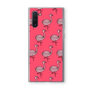 Flamingo: Samsung Galaxy Note 10 Transparant Hoesje